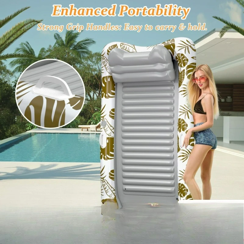 Настраиваемая трансграничная новая надувная водная плавающая кровать для взрослых, плавающая кровать, надувное кресло для бассейна, игрушки
Настраиваемая трансграничная новая надувная водная плавающая кровать для взрослых, плавающая кровать, надувное кресло для бассейна, игрушки