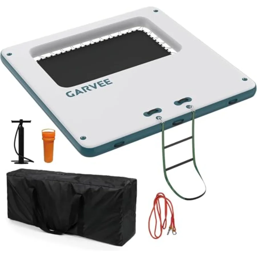 Inflatable Floating Dock Platform Non-Slip Air Mat Island for Lake, Pool, Beach, Water Recreation, Durable PVC, Gradient White
Inflatable Floating Dock Platform Non-Slip Air Mat Island for Lake, Pool, Beach, Water Recreation, Durable PVC, Gradient White