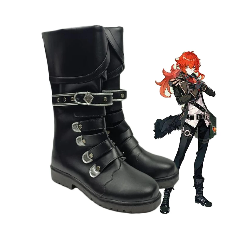 Game Impact Diluc Cosplay Long Boots Shoes Women/Men Boots Halloween For Character Shoes Foot Length 190-305 Customized Shoes
Game Impact Diluc Cosplay Long Boots Shoes Women/Men Boots Halloween For Character Shoes Foot Length 190-305 Customized Shoes