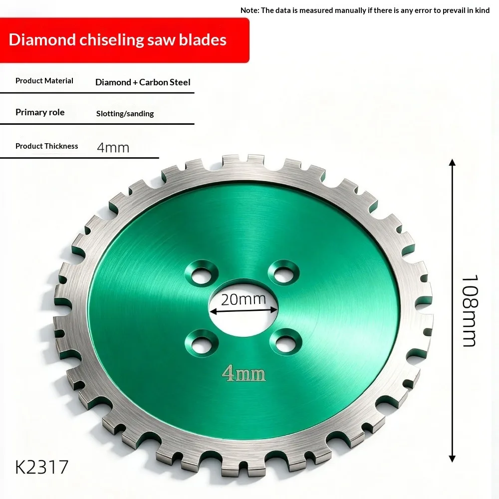 High Hardness Diamond Saw Blade Thickened Body Diamond Grit Stone Grinding Wheel For Angle Grinder Multi Size Grooving Saw Blade
High Hardness Diamond Saw Blade Thickened Body Diamond Grit Stone Grinding Wheel For Angle Grinder Multi Size Grooving Saw Blade