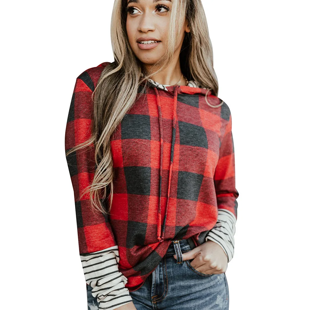 Женский осенне-зимний свитер с капюшоном и длинным рукавом
Женский осенне-зимний свитер с капюшоном и длинным рукавом