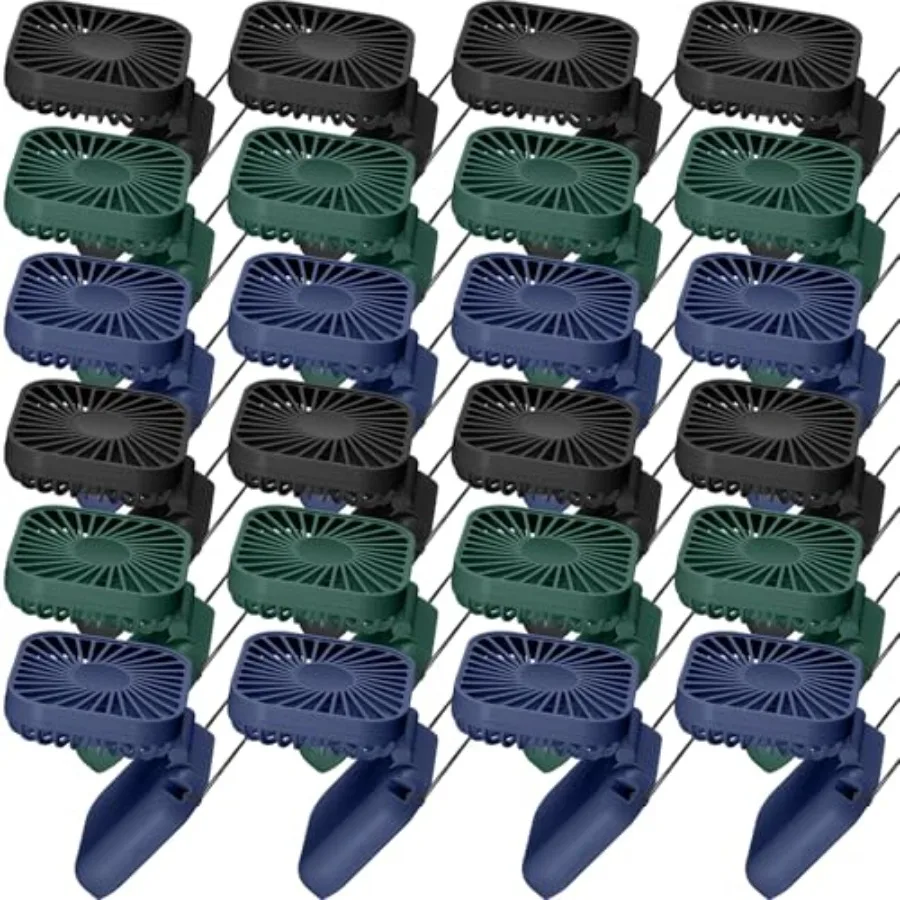 24 Pcs Necklace Fans Portable USB Rechargeable Battery 3 Speed Air Circulatory Handheld for Cooling Small Personal Hand Free Tr
24 Pcs Necklace Fans Portable USB Rechargeable Battery 3 Speed Air Circulatory Handheld for Cooling Small Personal Hand Free Tr