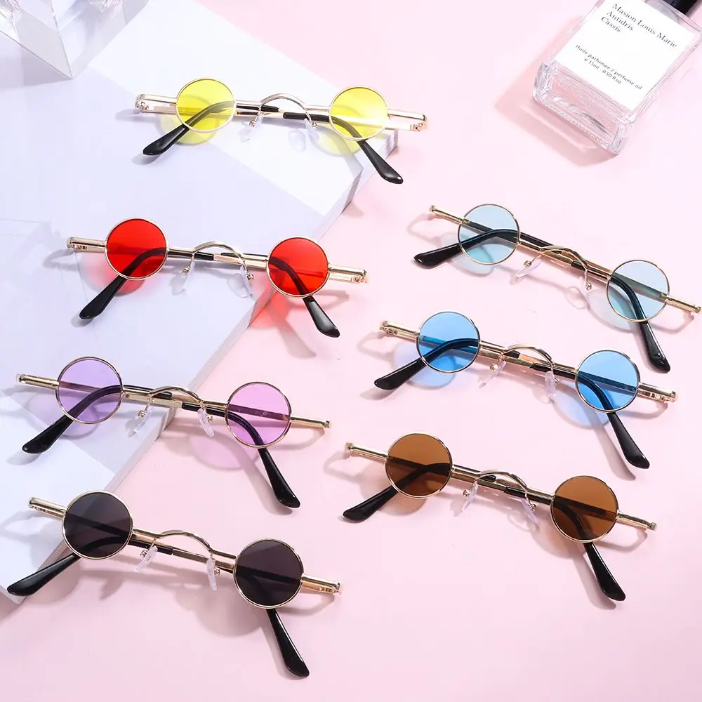 Retro Metal Frame Candy Color Shades Punk Small Round Sunglasses Sun Glasses
Retro Metal Frame Candy Color Shades Punk Small Round Sunglasses Sun Glasses