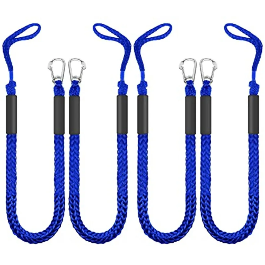 Bungee Dock Lines for Boat Boat Dock Rope with Stainless Steel Clip Jet Ski Dock Line PWC Dock Rope for Kayak Power Boat Yamaha
Bungee Dock Lines for Boat Boat Dock Rope with Stainless Steel Clip Jet Ski Dock Line PWC Dock Rope for Kayak Power Boat Yamaha