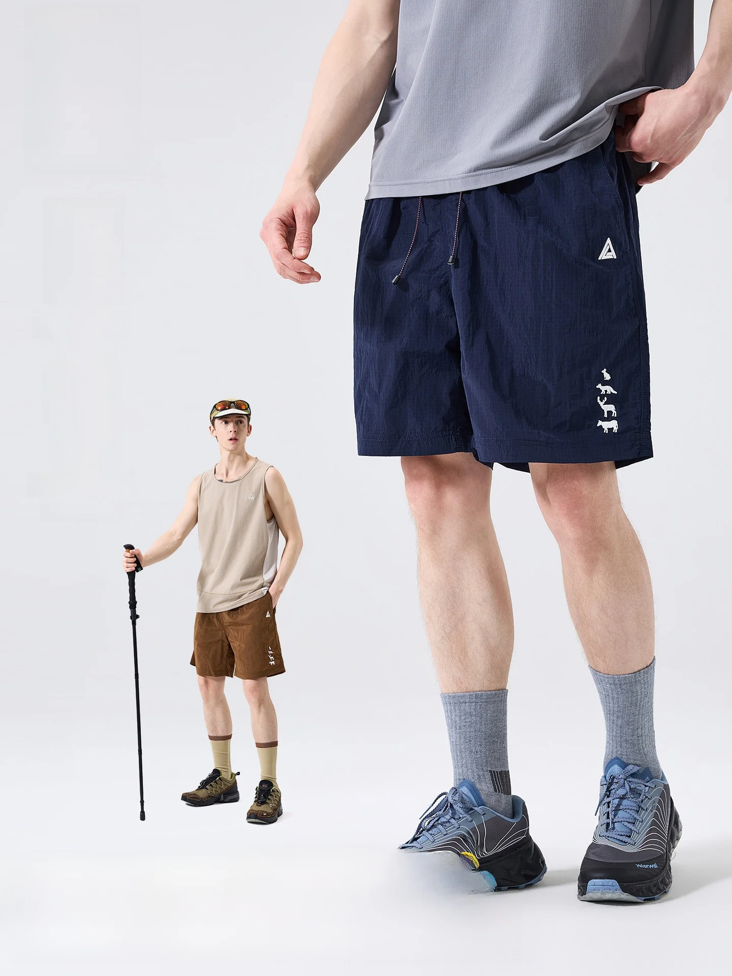 LAZY DAY Outdoor Men's Sport Shorts Quick Dry Five-Quarter Length Breathable Cool Feeling Hiking Functionality Nylon Fabric
LAZY DAY Outdoor Men's Sport Shorts Quick Dry Five-Quarter Length Breathable Cool Feeling Hiking Functionality Nylon Fabric