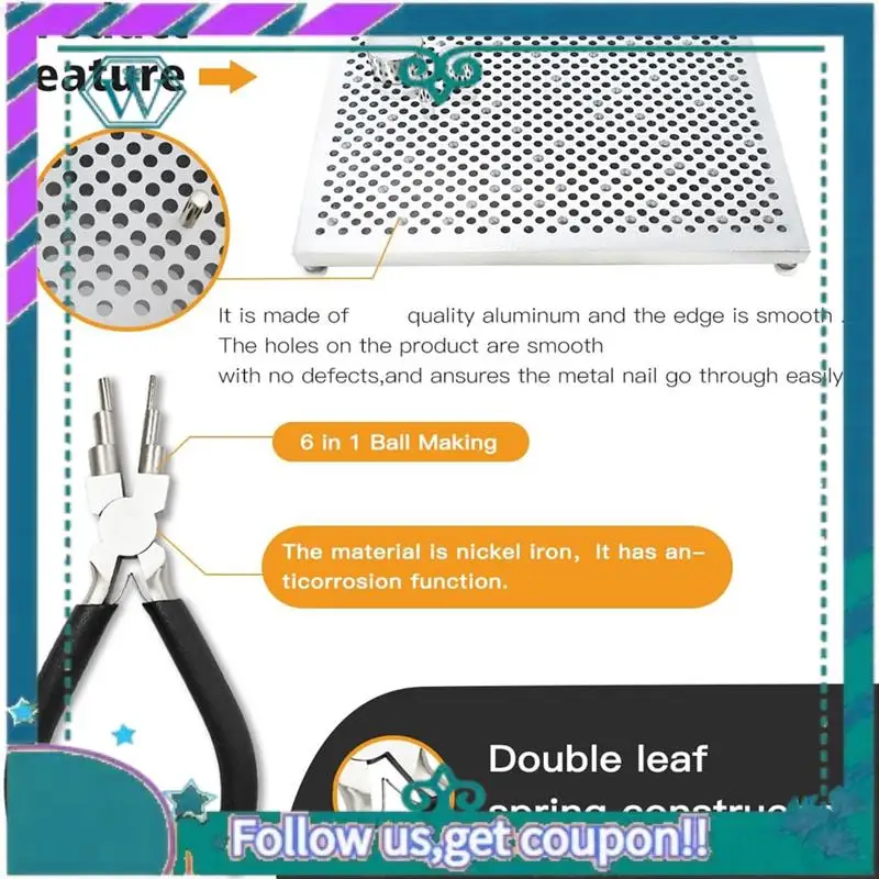 Premium The Wire Wrapping Kit Wire Clips With Jewelry Craft Wire And 6 In 1 Wire Bending Pliers For Jewelry Making Tools
Premium The Wire Wrapping Kit Wire Clips With Jewelry Craft Wire And 6 In 1 Wire Bending Pliers For Jewelry Making Tools