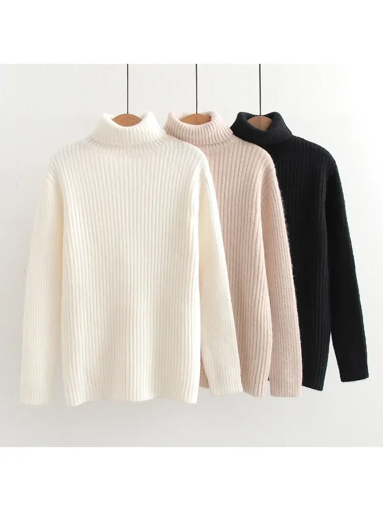 Women's Winter Warm Sweaters Turtleneck Sweater Knit Pullover Warm Soft Bottoming Basic Models Jumpers Tops
Women's Winter Warm Sweaters Turtleneck Sweater Knit Pullover Warm Soft Bottoming Basic Models Jumpers Tops