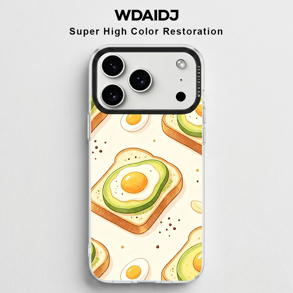Appetizing Avocado Toast And Egg Print On Cream Background Phone Case For iPhone 17 16 15 14 13 Foodie Breakfast Anti Drop Cover
Appetizing Avocado Toast And Egg Print On Cream Background Phone Case For iPhone 17 16 15 14 13 Foodie Breakfast Anti Drop Cover