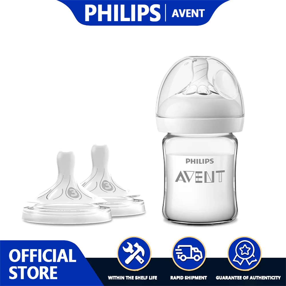 PHILIPS AVENT 125ML Newborn Baby Bottle Slow Flow Nipple Wide NeckAnti-Colic Anti-Choking High Borosilicate Glass
PHILIPS AVENT 125ML Newborn Baby Bottle Slow Flow Nipple Wide NeckAnti-Colic Anti-Choking High Borosilicate Glass