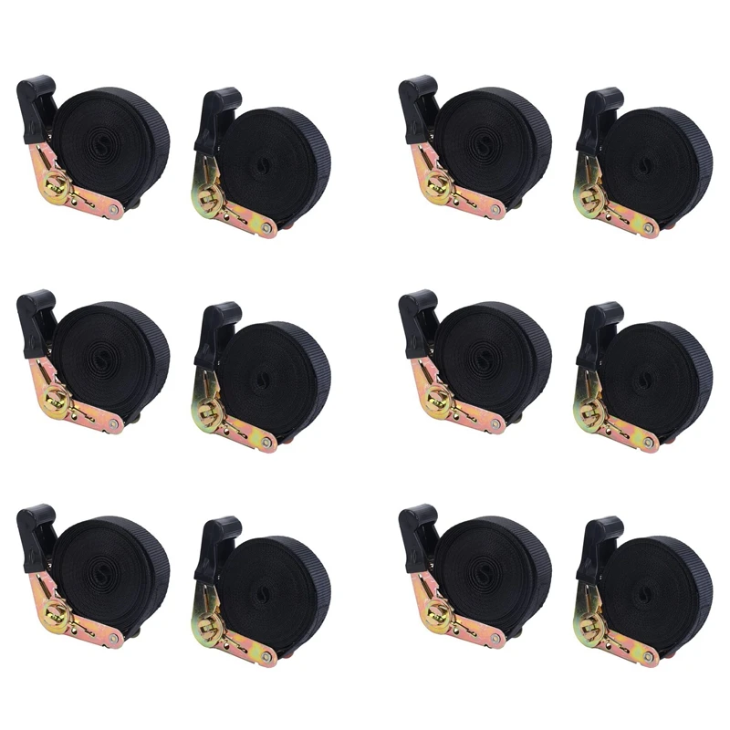 12 Pack 20 FT Ratchet Tie Downs Straps 6M X25mm Endless Ratchet Strap Heavy Duty Cam Buckles Strap For Motorcycles,Car
12 Pack 20 FT Ratchet Tie Downs Straps 6M X25mm Endless Ratchet Strap Heavy Duty Cam Buckles Strap For Motorcycles,Car