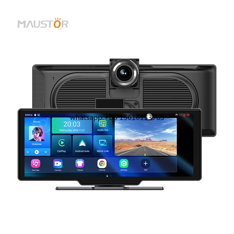 Maustor 10.26 Inch Android 14 Portable Wireless Carplay 6+128G 8 Core Universal Car Smart Screen With Wifi BT TF Card
Maustor 10.26 Inch Android 14 Portable Wireless Carplay 6+128G 8 Core Universal Car Smart Screen With Wifi BT TF Card