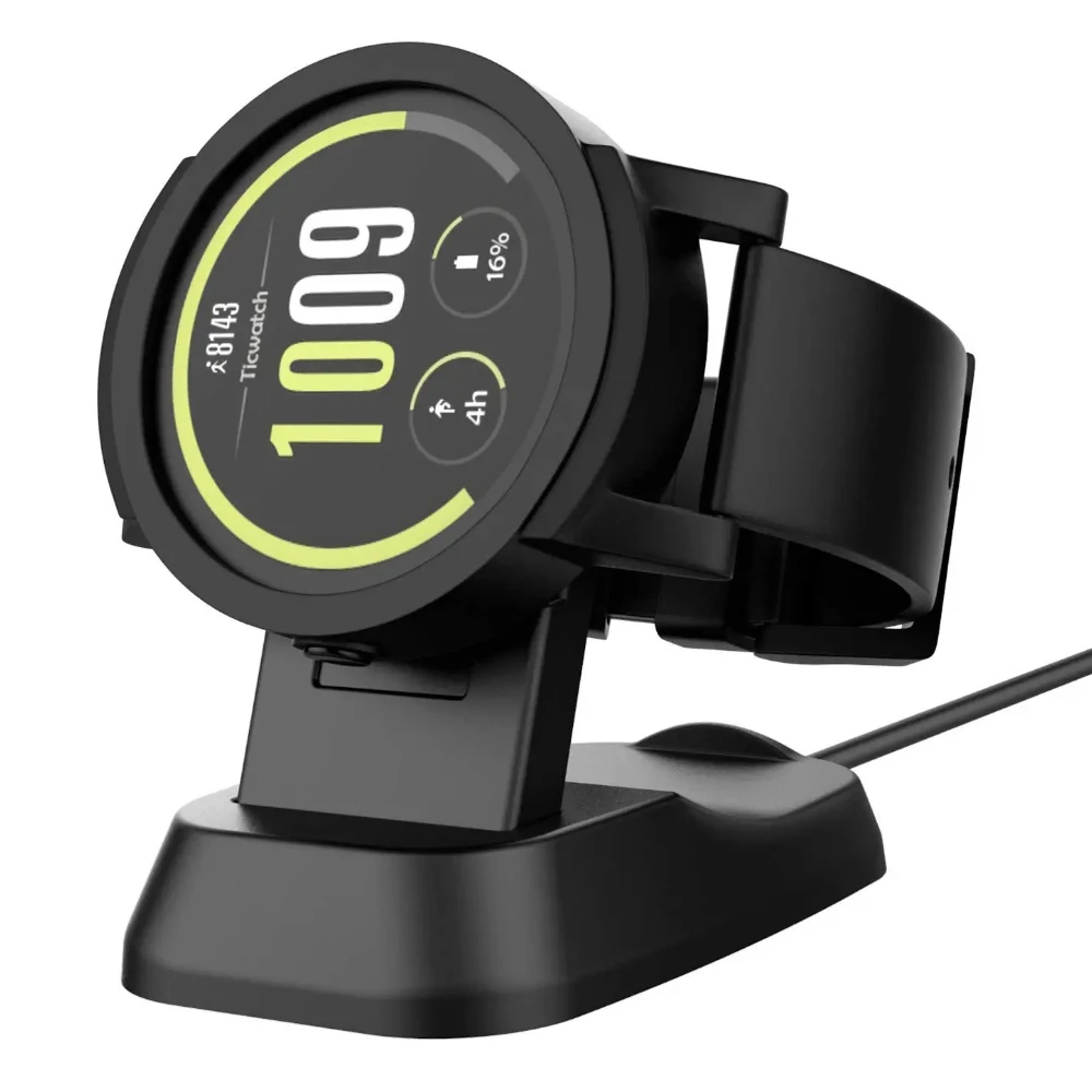 Charger Dock for Ticwatch S/E, Replacement Charging Stand Adapter Station Cradle Holder with USB Cable for Ticwatch S/E Watch
Charger Dock for Ticwatch S/E, Replacement Charging Stand Adapter Station Cradle Holder with USB Cable for Ticwatch S/E Watch
