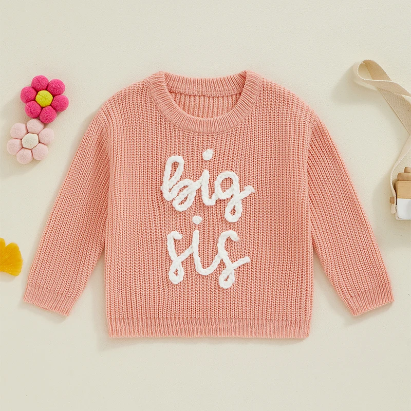 Детский свитер для девочек 1-5 лет, теплый зимний свитер с круглым вырезом и буквами, пуловер, одежда
Детский свитер для девочек 1-5 лет, теплый зимний свитер с круглым вырезом и буквами, пуловер, одежда
