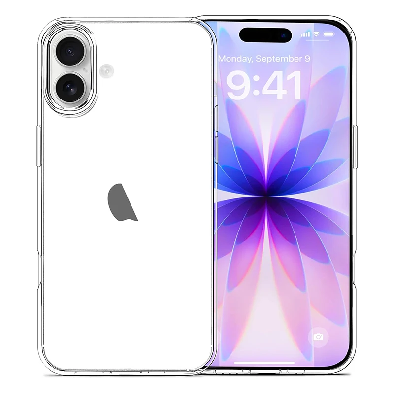 Clear Silicone Case for iPhone 17e Air 17 Pro Max Case Ultra Thin Clear Soft TPU Case for iPhone 17Promax Cover hülle funda
Clear Silicone Case for iPhone 17e Air 17 Pro Max Case Ultra Thin Clear Soft TPU Case for iPhone 17Promax Cover hülle funda