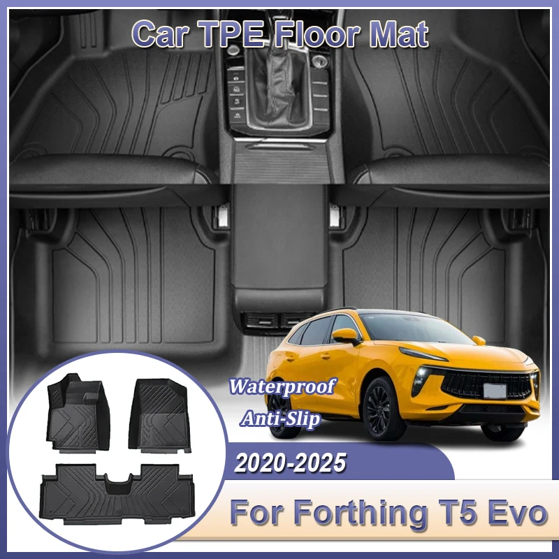 For DFSK Forthing T5 Evo Car accessories 2020~2025 5 Seats Auto Car Floor Mats All-Weather TPE Foot Odorless Pad Tray Interior
For DFSK Forthing T5 Evo Car accessories 2020~2025 5 Seats Auto Car Floor Mats All-Weather TPE Foot Odorless Pad Tray Interior