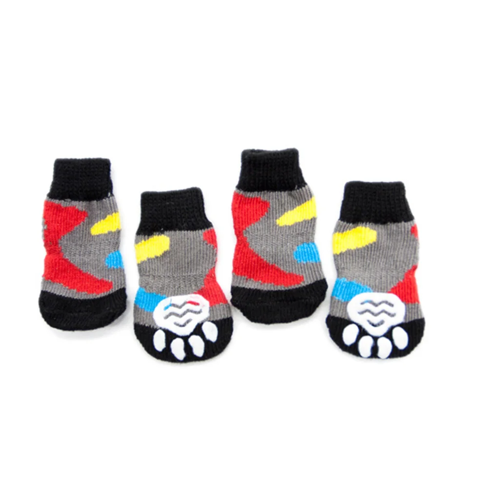 4Pcs Cute Pet Socks Cotton Blend Anti Slip Soles Washable Doggie Socks for Warmth Traction on Hard Floors Home Safety
4Pcs Cute Pet Socks Cotton Blend Anti Slip Soles Washable Doggie Socks for Warmth Traction on Hard Floors Home Safety