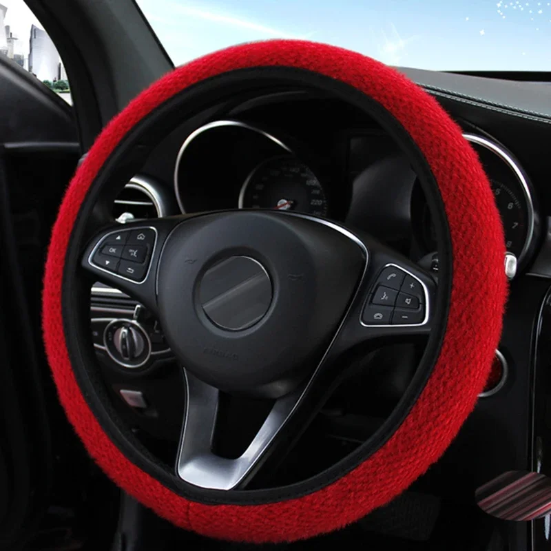 1 Pc Universal Soft and Silky Plush Winter Warmth Car Steering Wheel Cover Without Inner Ring Automobile Styling Accessories
1 Pc Universal Soft and Silky Plush Winter Warmth Car Steering Wheel Cover Without Inner Ring Automobile Styling Accessories