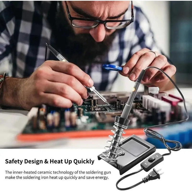 EU/US soldering iron Repair tool 220V/110V Electric Tool 200-450° Adjustable Temperature fast Heating Home electronic welding
EU/US soldering iron Repair tool 220V/110V Electric Tool 200-450° Adjustable Temperature fast Heating Home electronic welding
