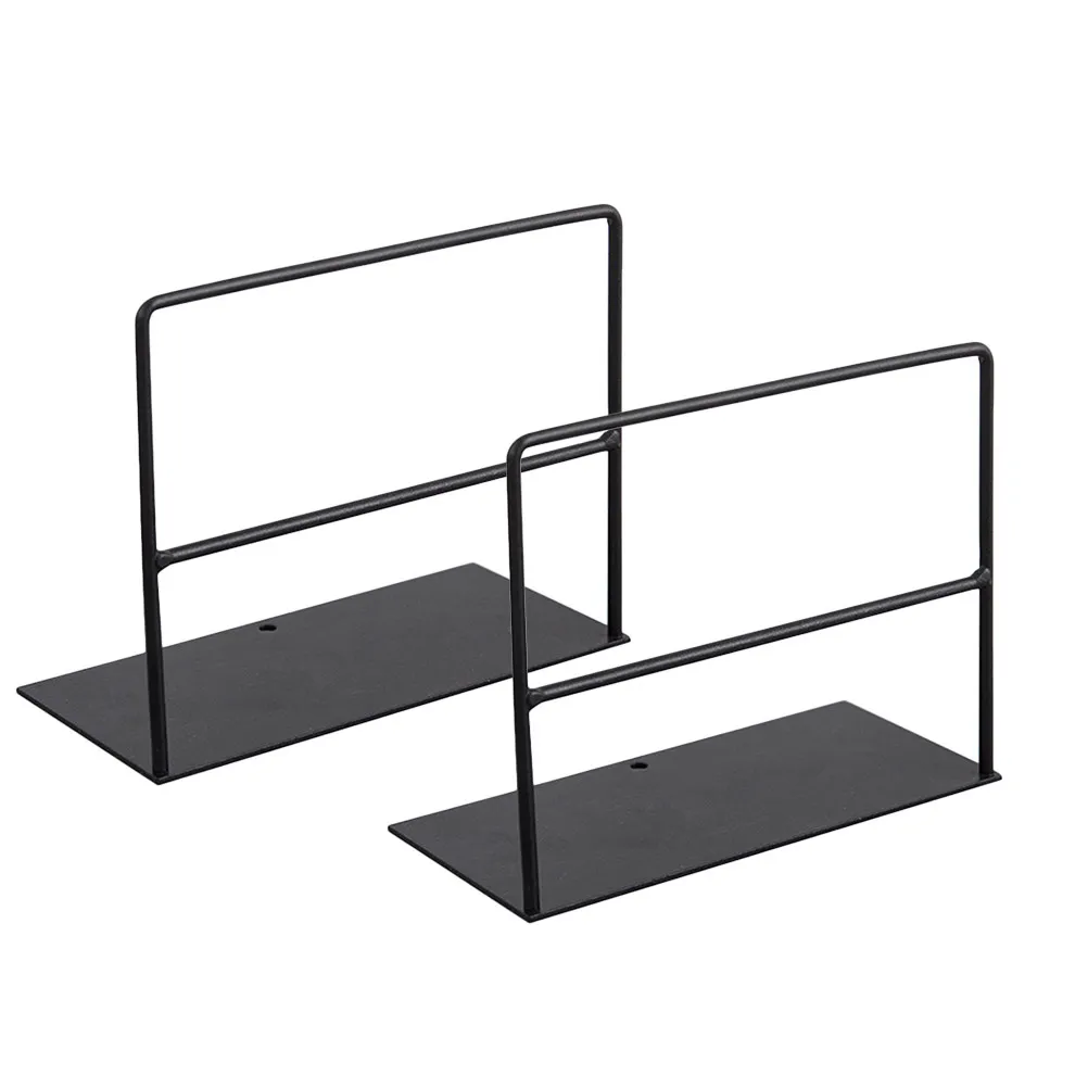 2Pcs Black Iron Bookends Heavy Duty Desktop Book Stand for Office Home School Library Shelf Organizer Book Supports Non Scratch
2Pcs Black Iron Bookends Heavy Duty Desktop Book Stand for Office Home School Library Shelf Organizer Book Supports Non Scratch