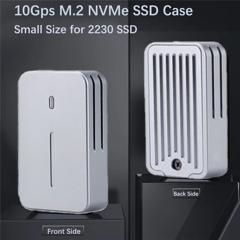 M.2 NVMe 2230 SSD Enclosure NVMe to USB Adapter 10Gbps USB 3.2 Gen2 USB C External Case Box for M2 2230 NVMe SN740JAS
M.2 NVMe 2230 SSD Enclosure NVMe to USB Adapter 10Gbps USB 3.2 Gen2 USB C External Case Box for M2 2230 NVMe SN740JAS