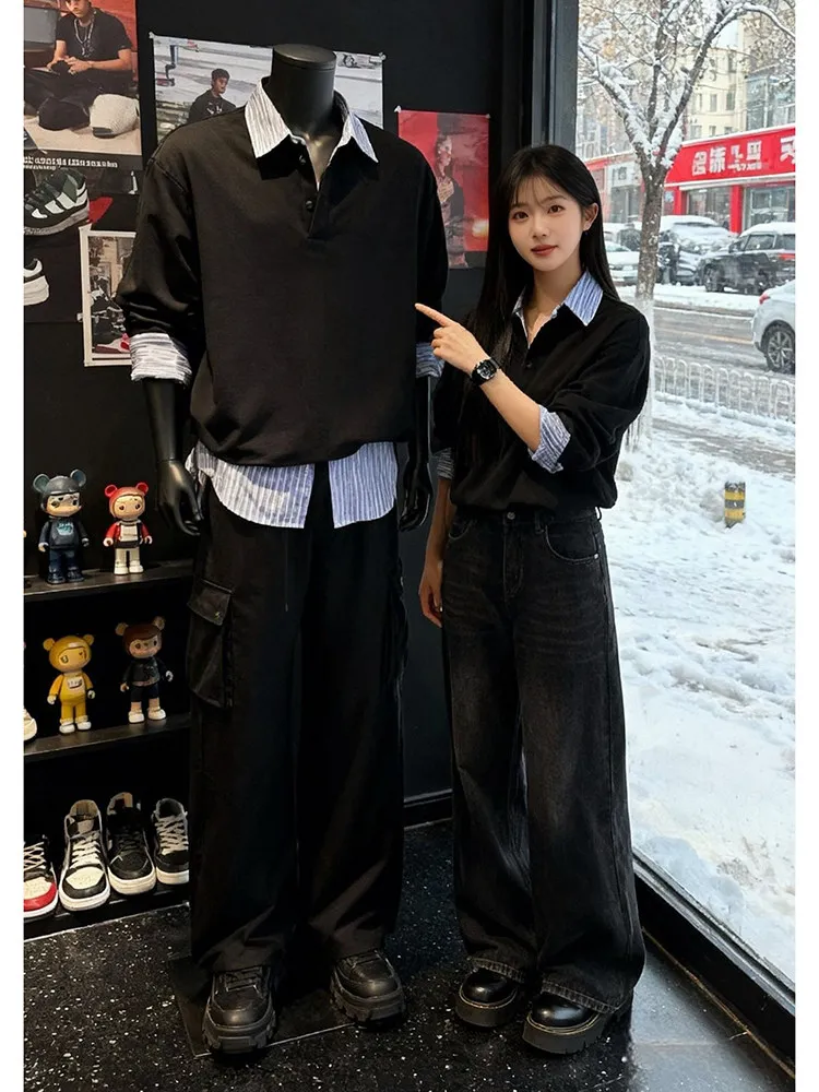 Мужская толстовка с длинным рукавом и воротником, на флисовой подкладке, черная, для ношения под одеждой, весна-осень, плотная, повседневная, удобная, теплая.
Мужская толстовка с длинным рукавом и воротником, на флисовой подкладке, черная, для ношения под одеждой, весна-осень, плотная, повседневная, удобная, теплая.