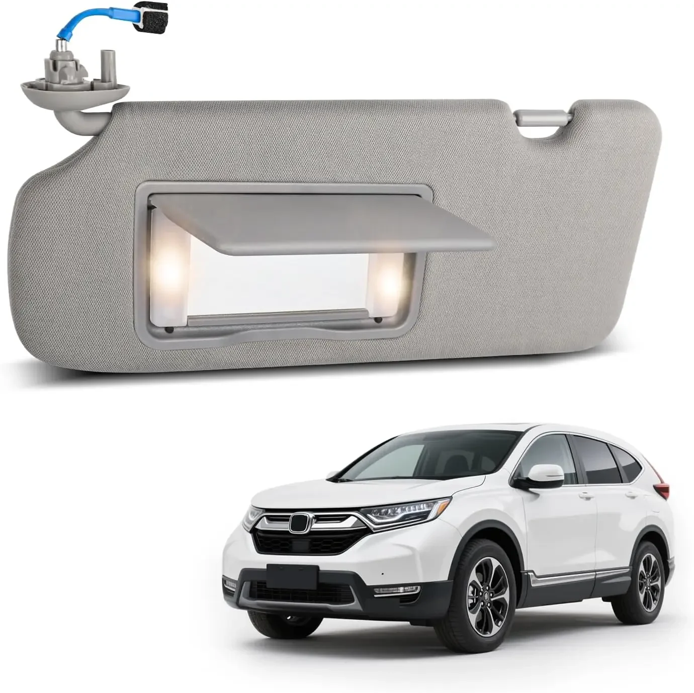 Sun Visor Driver Side for Honda CRV 2017-2022, Left with Lighted Mirror, Gray
Sun Visor Driver Side for Honda CRV 2017-2022, Left with Lighted Mirror, Gray