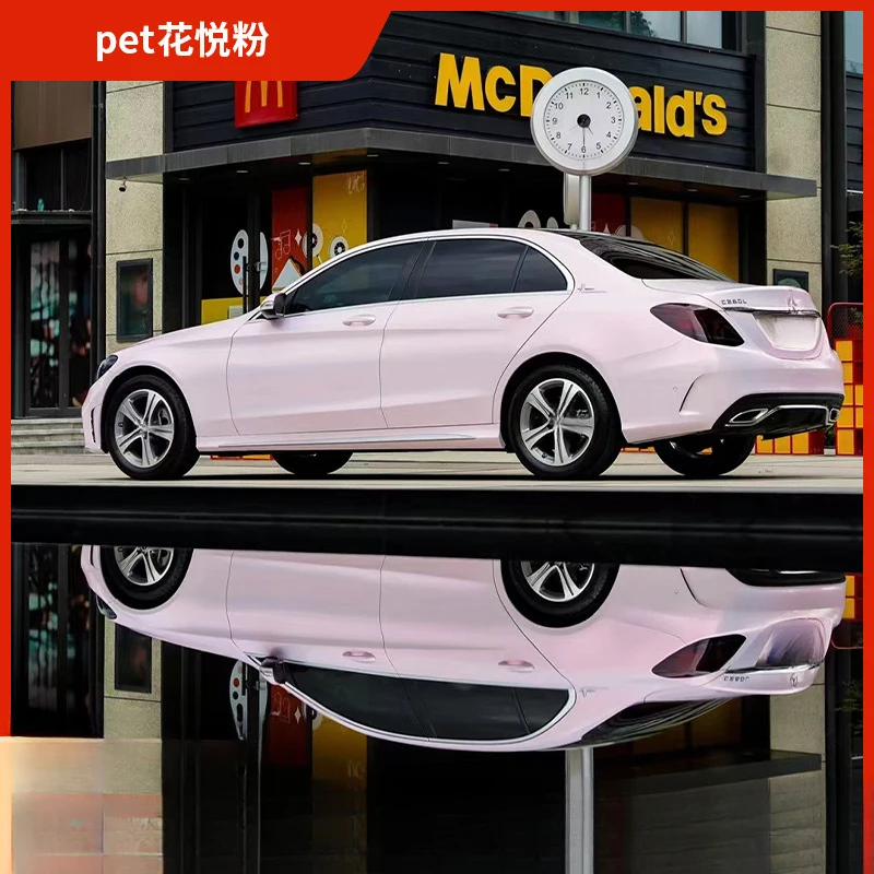 Car color change film Soft Light Princess Smile car paint filmPETMatte Dynamic Pink Car Wrap
Car color change film Soft Light Princess Smile car paint filmPETMatte Dynamic Pink Car Wrap