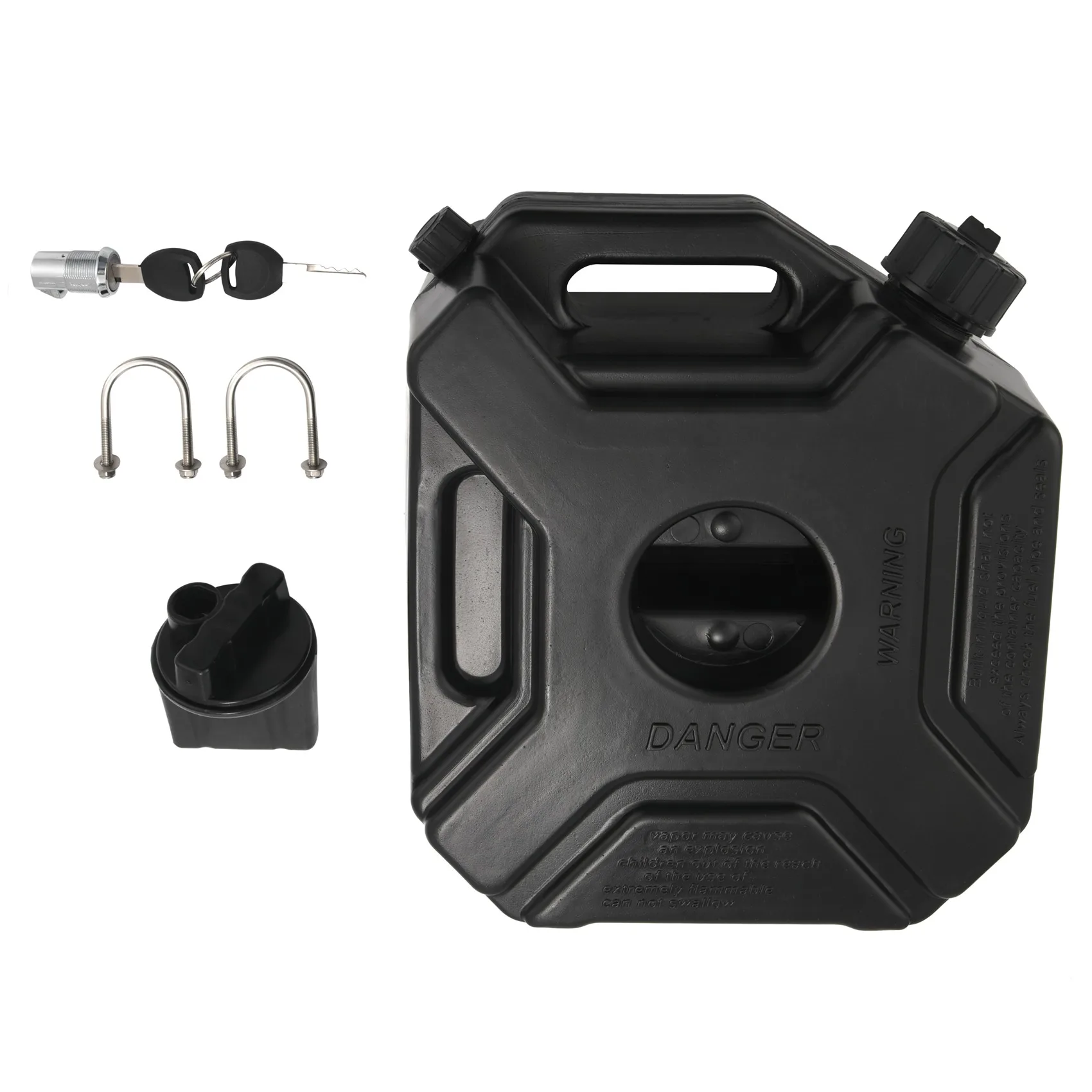 5L Liters Black Fuel Tank Can Car Motorcycle Spare Petrol Oil Tank Backup Jerrycan Fuel- Canister with Lock & Key
5L Liters Black Fuel Tank Can Car Motorcycle Spare Petrol Oil Tank Backup Jerrycan Fuel- Canister with Lock & Key