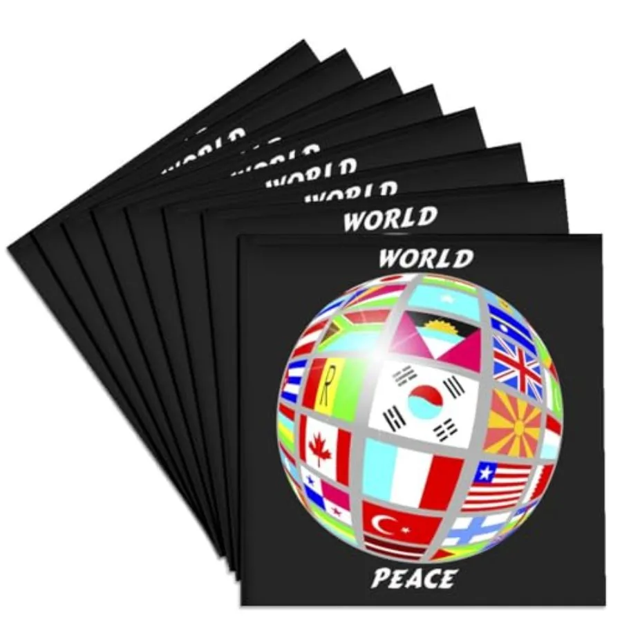 CST_38913_4 World Peace Globe with All Countrys Flags Ceramic Tile Coasters Set of 8
CST_38913_4 World Peace Globe with All Countrys Flags Ceramic Tile Coasters Set of 8