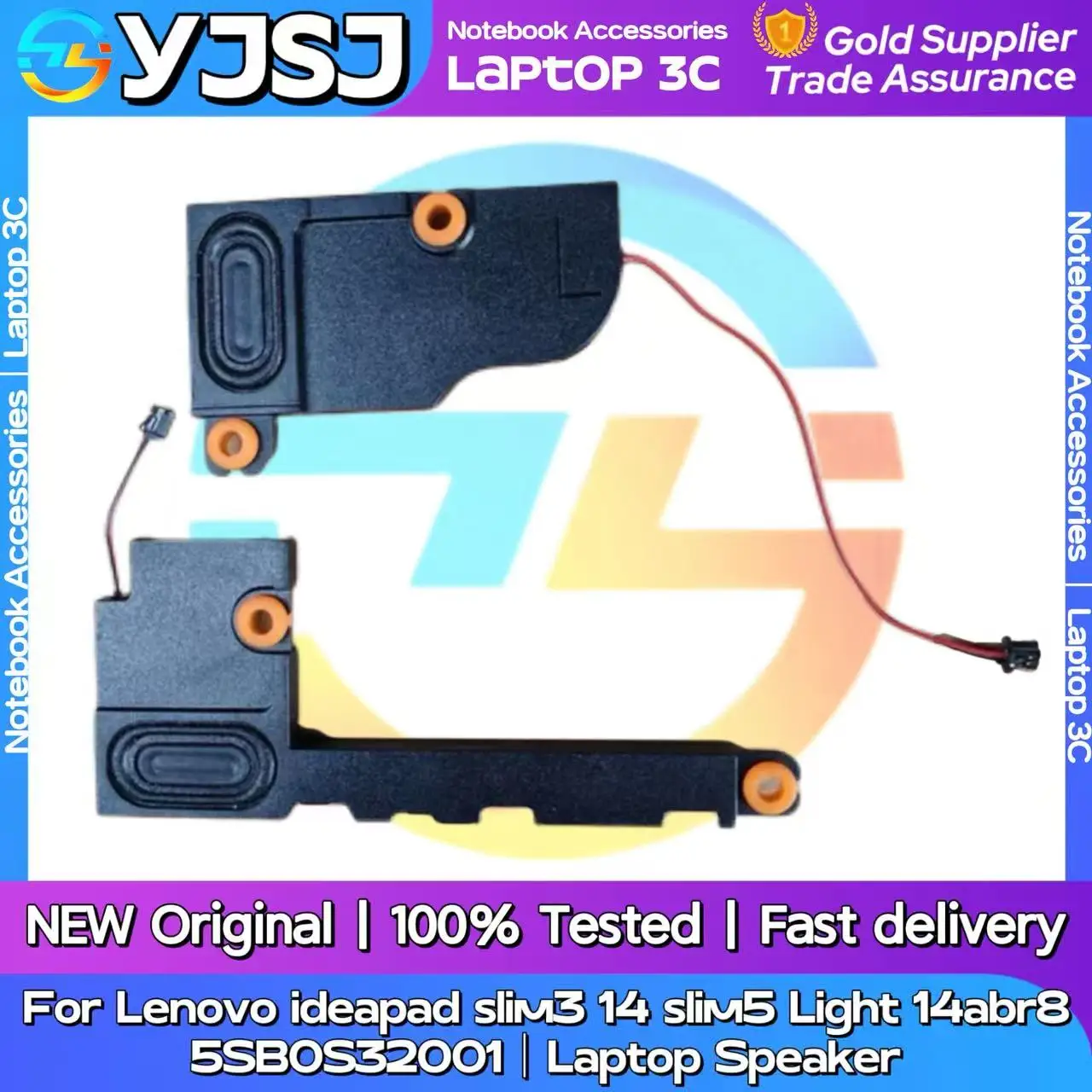 New Original Laptop Notebook Audio Speaker For Lenovo ideapad slim3 14 slim5 Light 14abr8 5SB0S32001 built-in speaker horn audio
New Original Laptop Notebook Audio Speaker For Lenovo ideapad slim3 14 slim5 Light 14abr8 5SB0S32001 built-in speaker horn audio