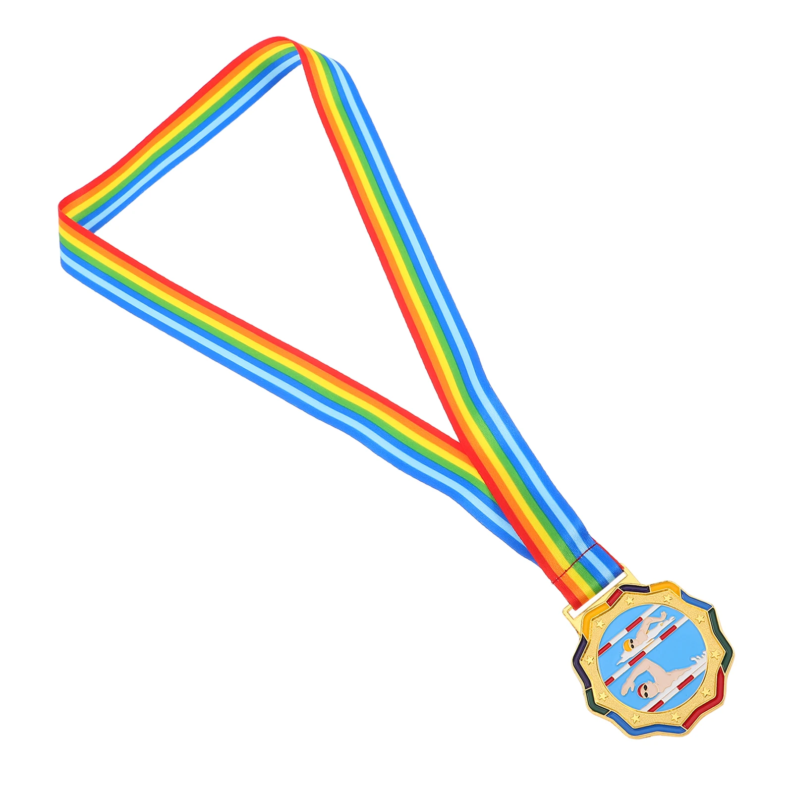 Swimming Medal Kids Gymnastics First Place Trophy Ribbons Zinc Alloy Durable Metal Student Sports Award Commemorative Keepsake
Swimming Medal Kids Gymnastics First Place Trophy Ribbons Zinc Alloy Durable Metal Student Sports Award Commemorative Keepsake