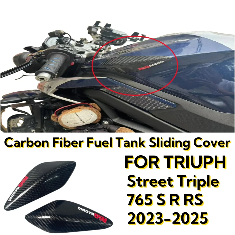 Fuel tank protective cover For Triumph Daytona Moto2 765 / Street Triple 765 S R RS 2023-2025 Carbon fiber fuel tank slider
Fuel tank protective cover For Triumph Daytona Moto2 765 / Street Triple 765 S R RS 2023-2025 Carbon fiber fuel tank slider