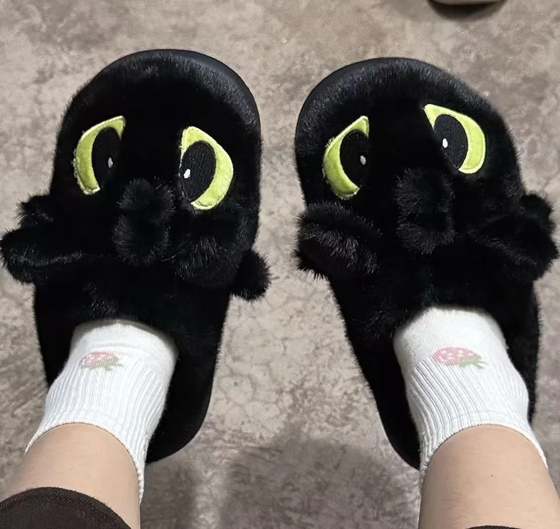 Toothless Winter Slippers How Train Your Dragon Cute Furry Couple Anti-slip Warm Heel Comfortable Shoes Gift
Toothless Winter Slippers How Train Your Dragon Cute Furry Couple Anti-slip Warm Heel Comfortable Shoes Gift