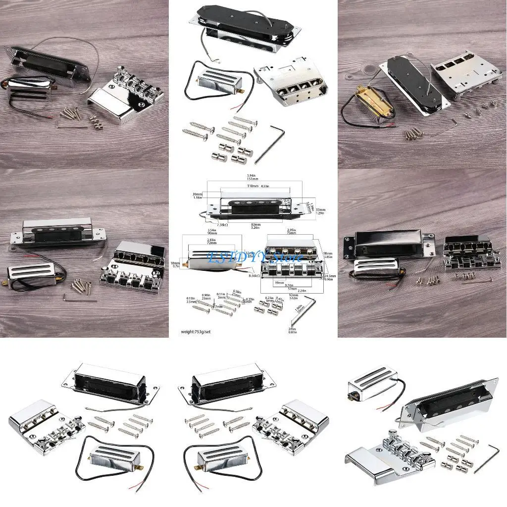 G6DE Neck Bridge, Pickup, Hardware for Bass Guitar Replacement Part Enduring
G6DE Neck Bridge, Pickup, Hardware for Bass Guitar Replacement Part Enduring