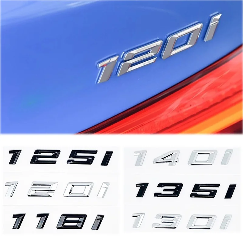 3D ABS Car Trunk Letters For NEW NUMBER 116i 118i 120i 125i 130i 135i 140i 120d Logo Emblem Sticker F20 E87 F21 Auto Accessories
3D ABS Car Trunk Letters For NEW NUMBER 116i 118i 120i 125i 130i 135i 140i 120d Logo Emblem Sticker F20 E87 F21 Auto Accessories
