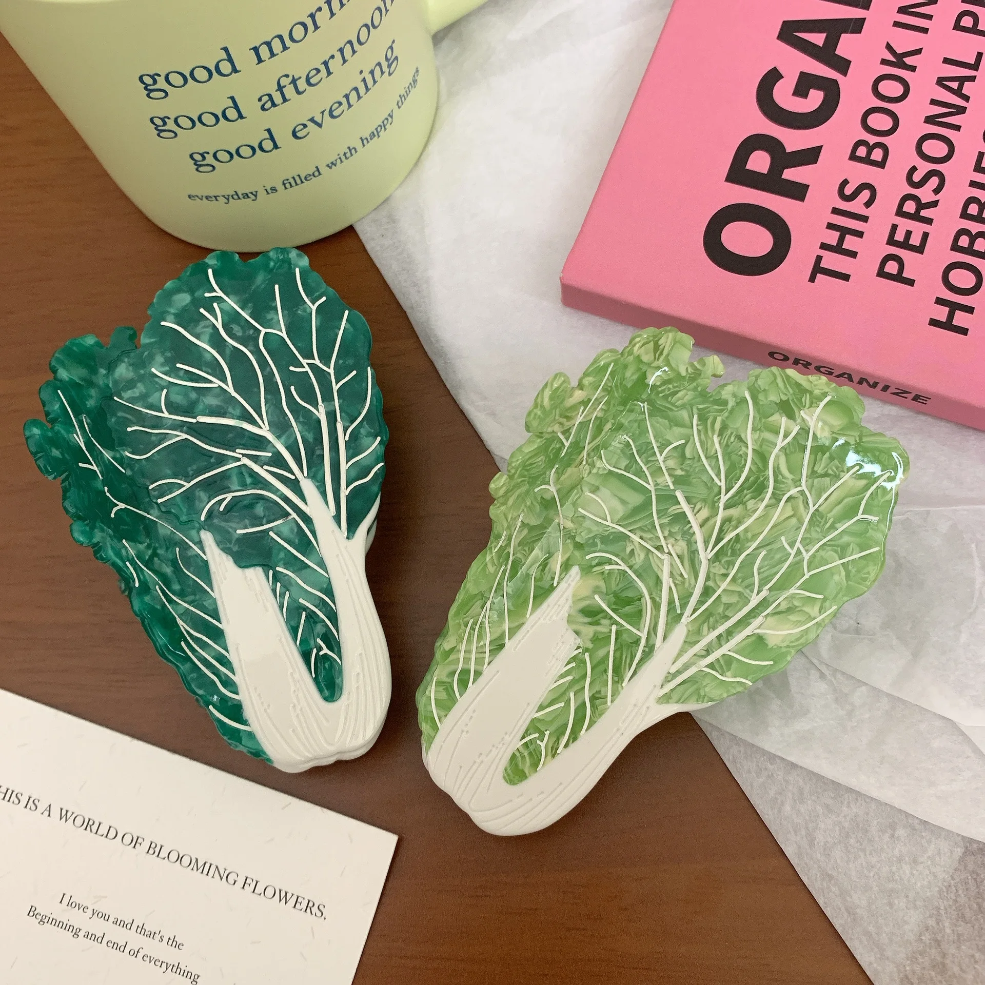 YHJ Chinese Cabbage Hair Claw Creative Design Acetate Vegetables Hair Claw Clips Hair Accessories for Women Girls
YHJ Chinese Cabbage Hair Claw Creative Design Acetate Vegetables Hair Claw Clips Hair Accessories for Women Girls