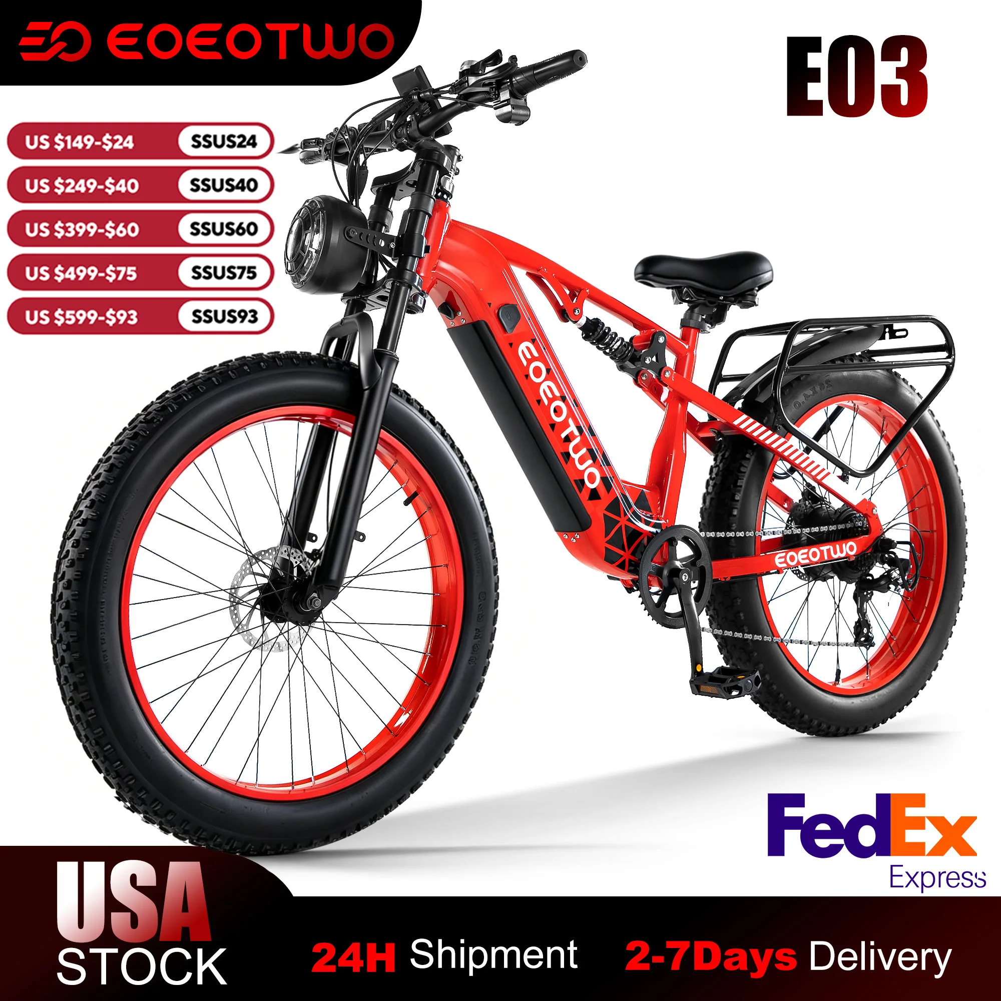 Electric Bike, 1500W Peak Ebikes for Adults, 26'' Fat Tire Best Ebike for Men Women, 60 Miles with 840Wh Battery, 34 MPH Max Speed Bicycles, 330LB Capacity
Electric Bike, 1500W Peak Ebikes for Adults, 26'' Fat Tire Best Ebike for Men Women, 60 Miles with 840Wh Battery, 34 MPH Max Speed Bicycles, 330LB Capacity