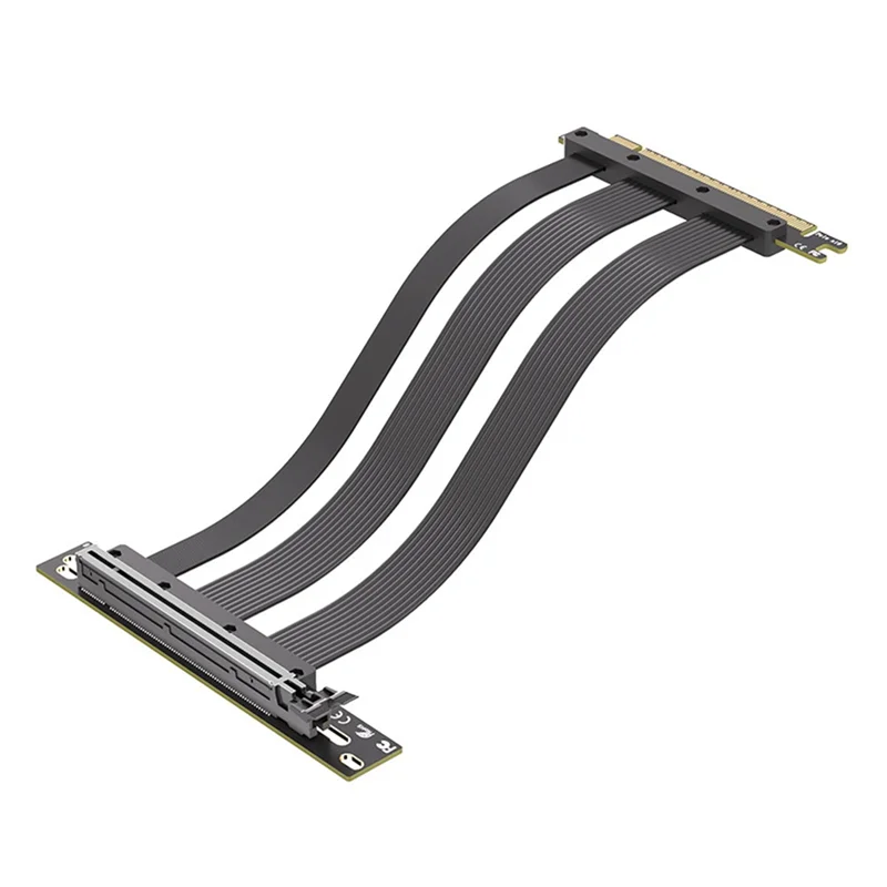 Практичный удлинительный кабель PCIE 5.0 16X Удлинительный кабель для видеокарты 90 ° Монтажный удлинитель графического процессора, черный
Практичный удлинительный кабель PCIE 5.0 16X Удлинительный кабель для видеокарты 90 ° Монтажный удлинитель графического процессора, черный