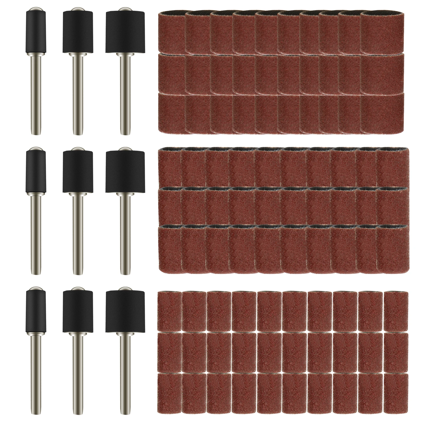 102pcs Sanding Ring Nail Bands Belts Drill Sandpaper Heads Bits Manicure Drum Mandrel Sander Accessories
102pcs Sanding Ring Nail Bands Belts Drill Sandpaper Heads Bits Manicure Drum Mandrel Sander Accessories