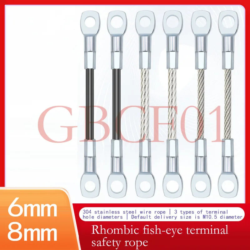 304 Stainless Steel OT Connecting And Terminal Lengthening Strong Load Capacity Suitable Cable 6mm 8mm Length 03M-2M 1PCS
304 Stainless Steel OT Connecting And Terminal Lengthening Strong Load Capacity Suitable Cable 6mm 8mm Length 03M-2M 1PCS