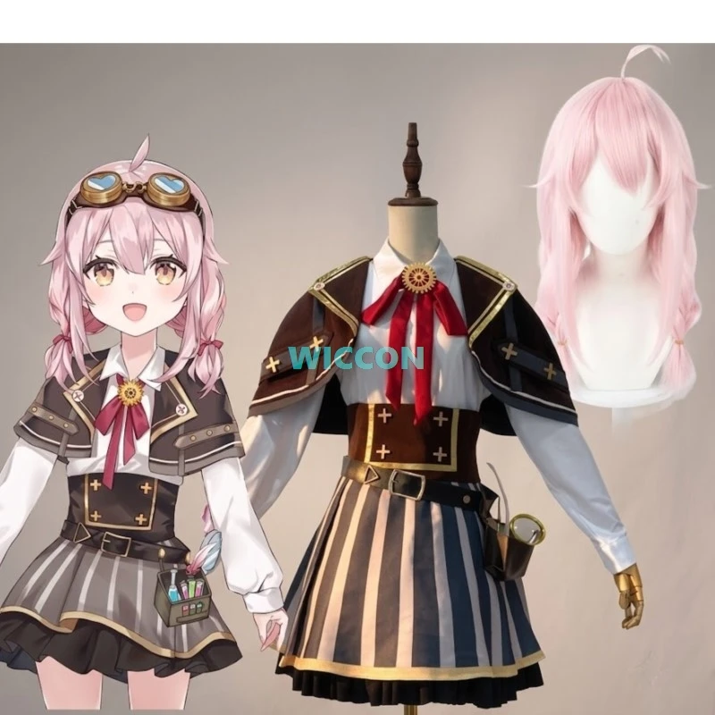 Vtuber Ace Taffy Women Cosplay Costume wig Cos Game Anime Party Uniform Hallowen Christmas Play Role Clothes Clothing
Vtuber Ace Taffy Women Cosplay Costume wig Cos Game Anime Party Uniform Hallowen Christmas Play Role Clothes Clothing