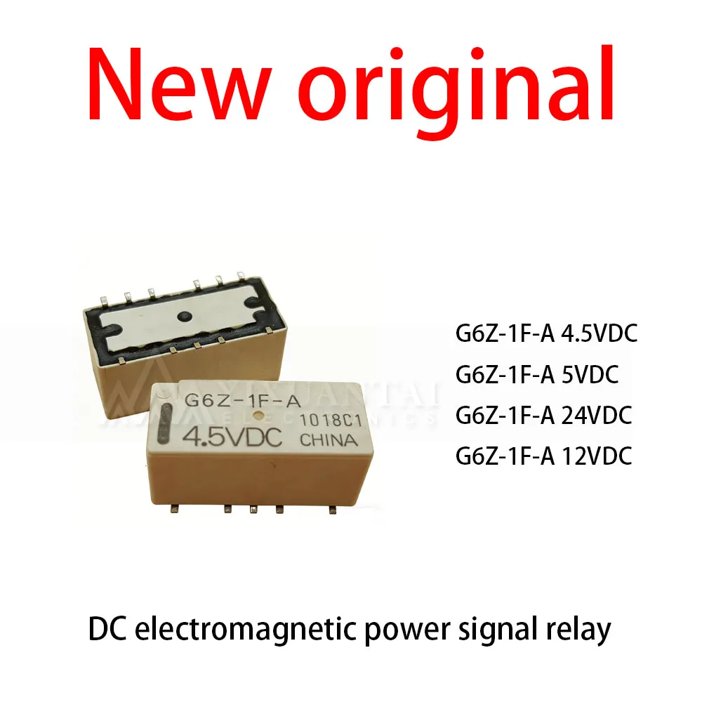 2Pcs/Lot New original G6Z-1F-A 4.5VDC G6Z-1F-A 5VDC G6Z-1F-A 24VDC G6Z-1F-A 12VDC DC electromagnetic power signal relay
2Pcs/Lot New original G6Z-1F-A 4.5VDC G6Z-1F-A 5VDC G6Z-1F-A 24VDC G6Z-1F-A 12VDC DC electromagnetic power signal relay