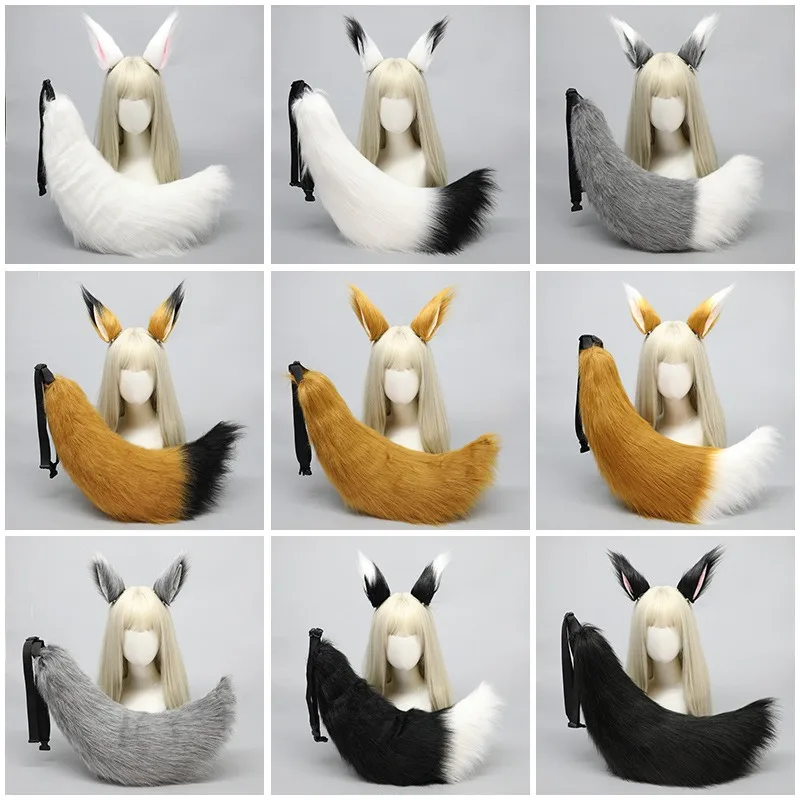 Cosplay plush Fox ears plush wolf cat fox ears beast ear hairpin props Wolf Girls Cosplay Set Foxes Ears Hair Clips Plush Tail
Cosplay plush Fox ears plush wolf cat fox ears beast ear hairpin props Wolf Girls Cosplay Set Foxes Ears Hair Clips Plush Tail