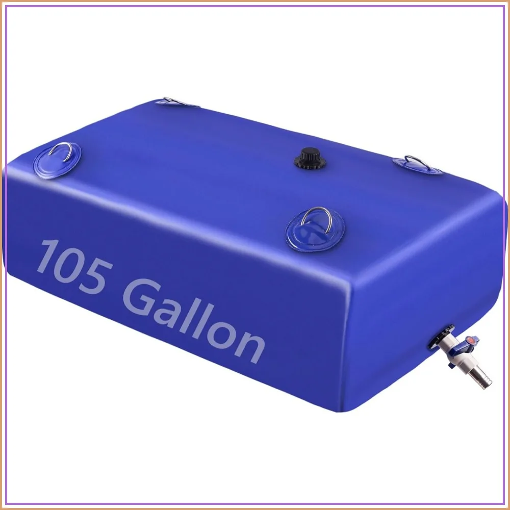 Foldable Portable 105 Gallon Large Water Storage Bladder with 3/4" PVC Spigot and Hose Kit for Camping, Garden, Emergency
Foldable Portable 105 Gallon Large Water Storage Bladder with 3/4" PVC Spigot and Hose Kit for Camping, Garden, Emergency