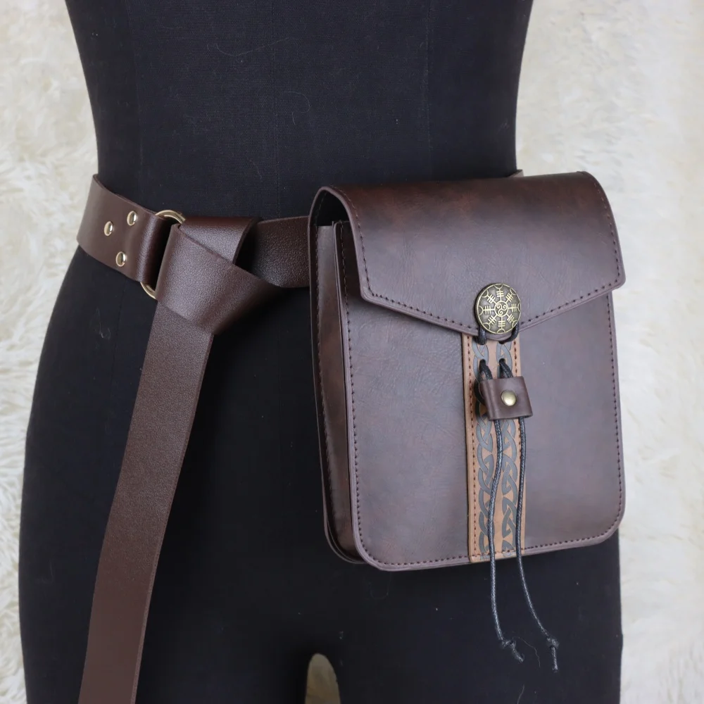 2-х предметная поясная сумка в средневековом стиле викингов из искусственной кожи, набор поясной сумки для средневекового Ренессанса, викингов, ярмарка, ролевой реквизит
2-х предметная поясная сумка в средневековом стиле викингов из искусственной кожи, набор поясной сумки для средневекового Ренессанса, викингов, ярмарка, ролевой реквизит