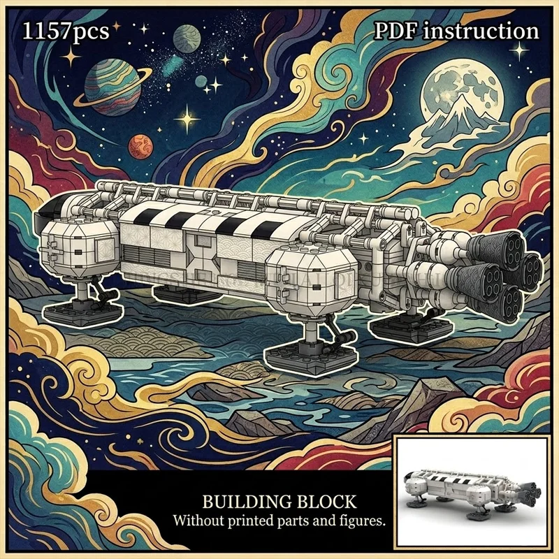 Конструктор MOC Space 1999 Eagle Transporter: Космический корабль, классическая научно-фантастическая модель для взрослых коллекционеров, игрушка-конструктор, модель для демонстрации
Конструктор MOC Space 1999 Eagle Transporter: Космический корабль, классическая научно-фантастическая модель для взрослых коллекционеров, игрушка-конструктор, модель для демонстрации