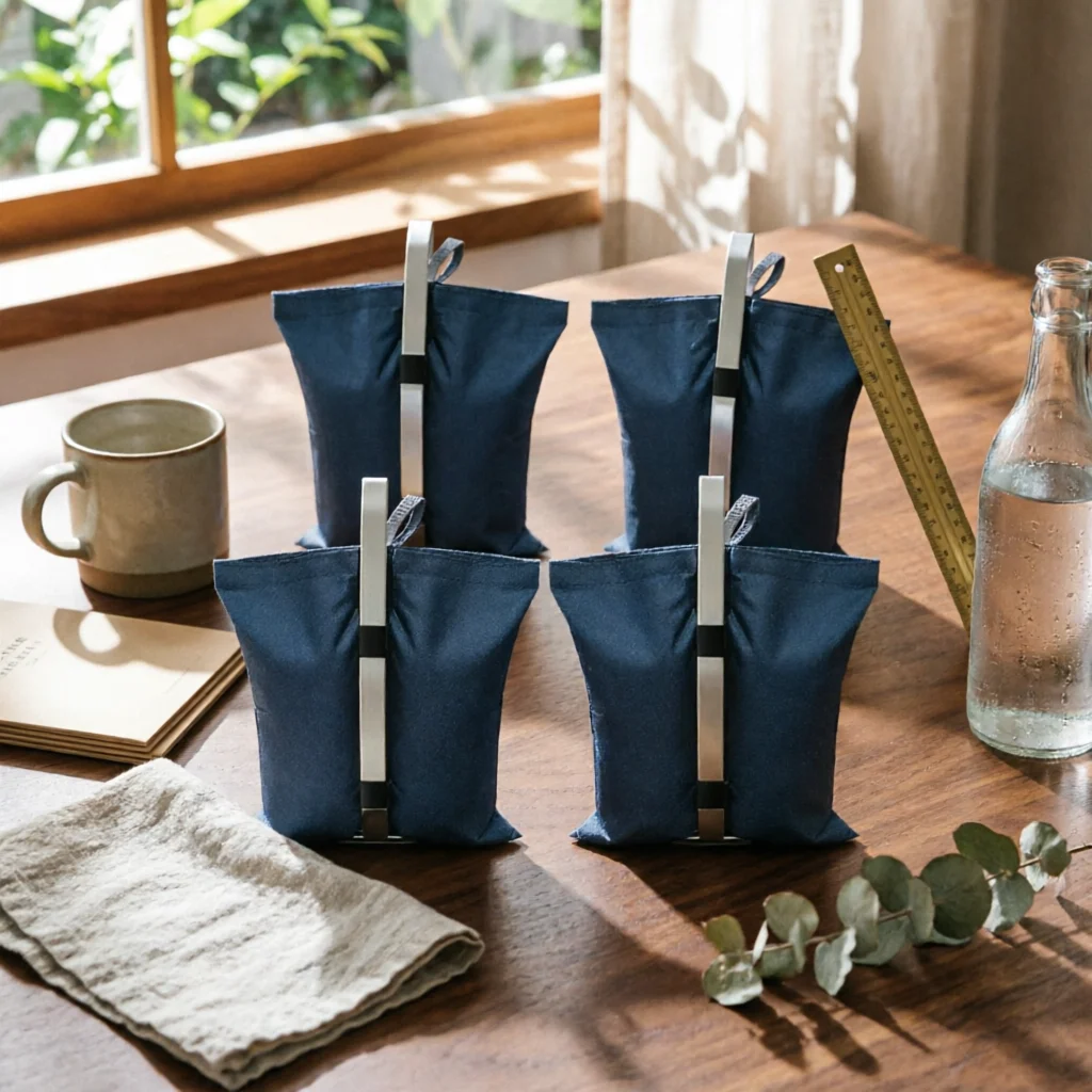 4 Pieces Tent Weight Sandbag Stitched Seams Tent Sandbag Patio Umbrella Base Bag Rectangular Pouch Outdoor Equipment Black
4 Pieces Tent Weight Sandbag Stitched Seams Tent Sandbag Patio Umbrella Base Bag Rectangular Pouch Outdoor Equipment Black