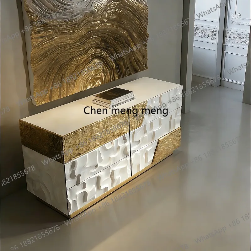 Six-chest cabinet special-shaped decoration, dining side aesthetic furniture, bedroom storage locker
Six-chest cabinet special-shaped decoration, dining side aesthetic furniture, bedroom storage locker