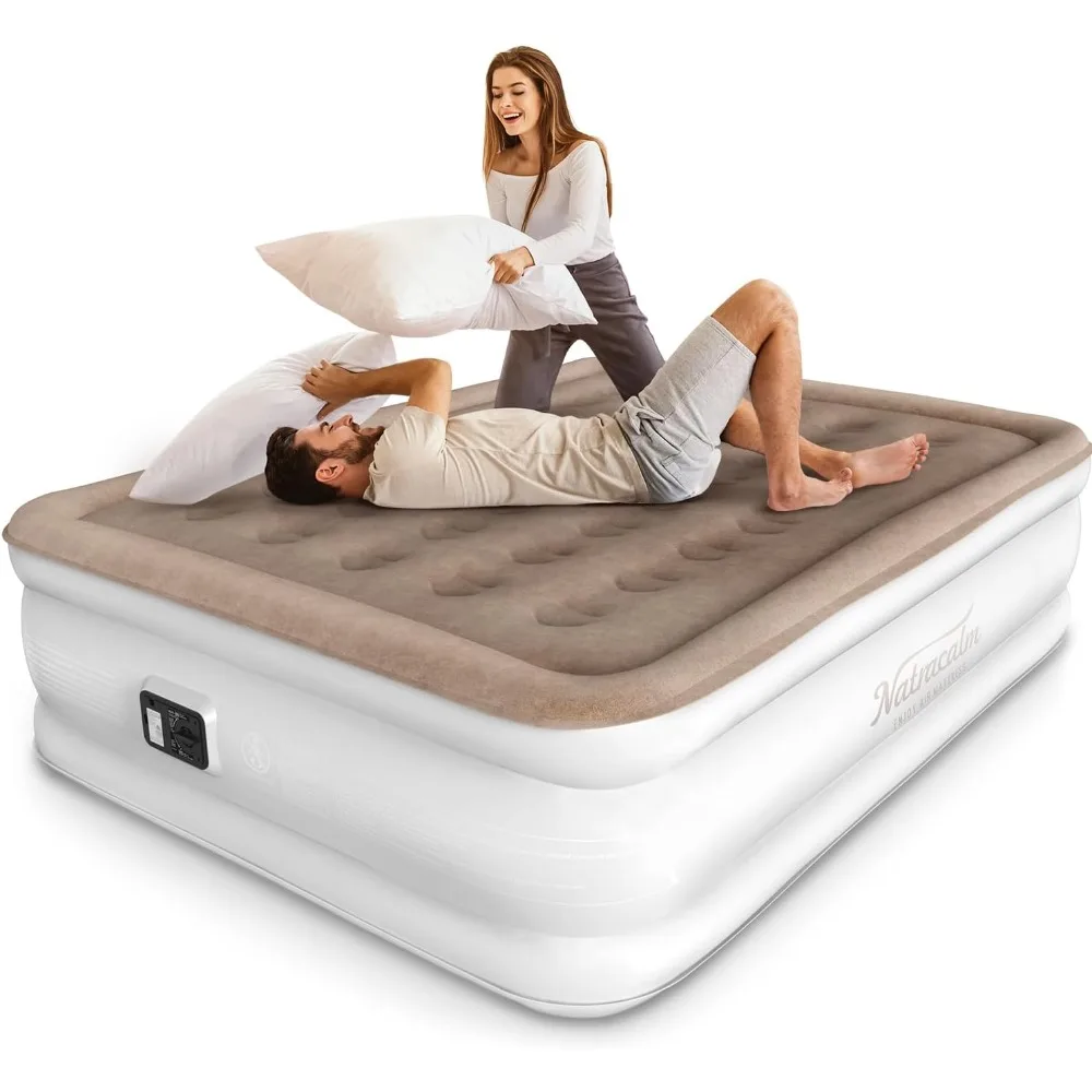 Queen Air Mattress with Built in Pump, Blow up Mattress in 3 Mins Self-Inflation/Deflation, Foldable Inflatable Mattress, Air Be
Queen Air Mattress with Built in Pump, Blow up Mattress in 3 Mins Self-Inflation/Deflation, Foldable Inflatable Mattress, Air Be