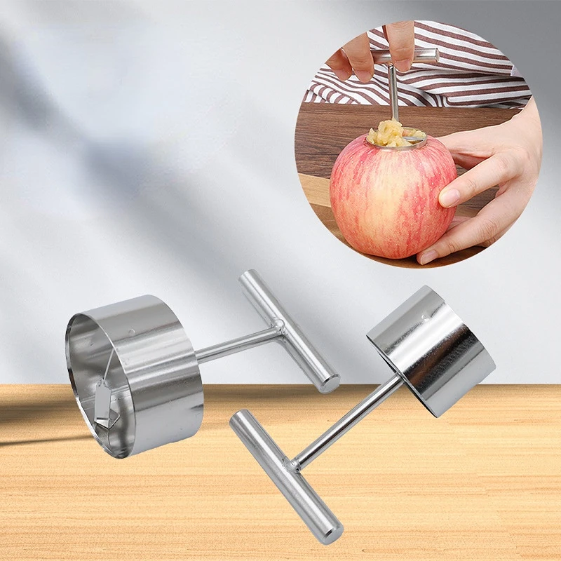 Stainless Steel Apple Core Coring Cutter Multi-function Fruit Pitter Remover Separator for Kitchen Tools Accessories
Stainless Steel Apple Core Coring Cutter Multi-function Fruit Pitter Remover Separator for Kitchen Tools Accessories